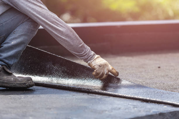 Professional Basement Waterproofing technician working in Church Hill, PA